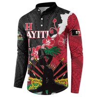 Personalised Ayiti Neg Marron Button Sweatshirt Dashiki Mix Polynesian Pattern LT01 - Polynesian Pride