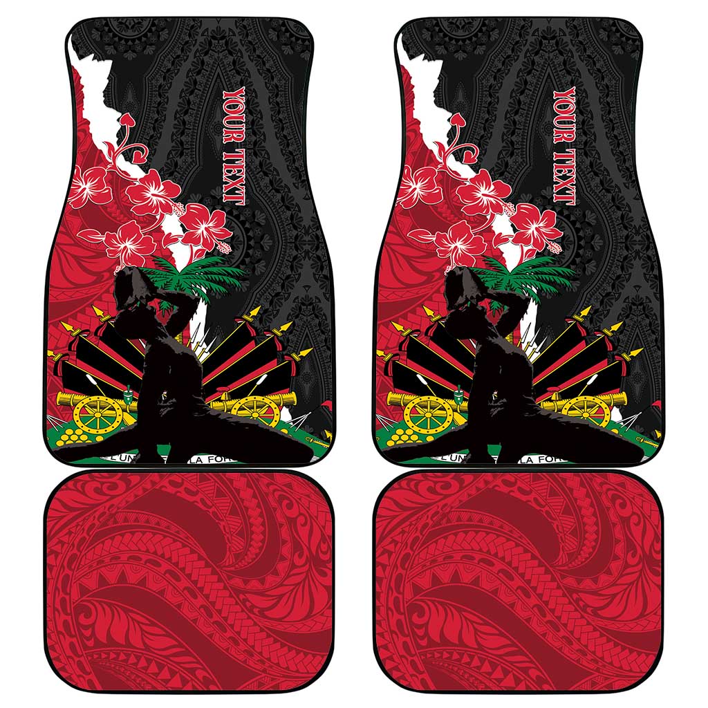 Ayiti Neg Marron Car Mats Dashiki Mix Polynesian Pattern