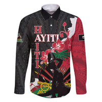 Personalised Ayiti Neg Marron Family Matching Puletasi and Hawaiian Shirt Dashiki Mix Polynesian Pattern