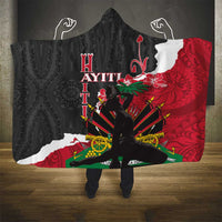 Ayiti Neg Marron Hooded Blanket Dashiki Mix Polynesian Pattern