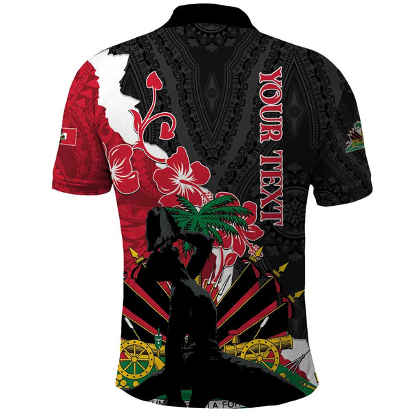 African Dashiki and Polynesian Pattern Kid Polo Shirt Gold LT9