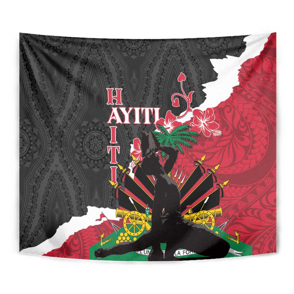 Ayiti Neg Marron Tapestry Dashiki Mix Polynesian Pattern