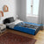 Blue Niho Taniwha Mix Poutama Bedding Set Unique Taniko Aotearoa