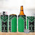 Green Niho Taniwha Mix Poutama 4 in 1 Can Cooler Tumbler Unique Taniko Aotearoa