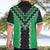 Green Niho Taniwha Mix Poutama Hawaiian Shirt Unique Taniko Aotearoa