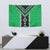 Green Niho Taniwha Mix Poutama Tapestry Unique Taniko Aotearoa