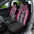 Pink Niho Taniwha Mix Poutama Car Seat Cover Unique Taniko Aotearoa