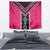 Pink Niho Taniwha Mix Poutama Tapestry Unique Taniko Aotearoa