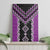 Purple Niho Taniwha Mix Poutama Canvas Wall Art Unique Taniko Aotearoa