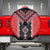 Red Niho Taniwha Mix Poutama Spare Tire Cover Unique Taniko Aotearoa