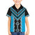 Sky Blue Niho Taniwha Mix Poutama Hawaiian Shirt Unique Taniko Aotearoa