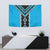 Sky Blue Niho Taniwha Mix Poutama Tapestry Unique Taniko Aotearoa