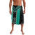 Teal Niho Taniwha Mix Poutama Lavalava Unique Taniko Aotearoa