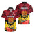 Personalised Papua New Guinea Hawaiian Shirt Bird Of Paradise Mix Polynesian Pattern LT01 - Polynesian Pride