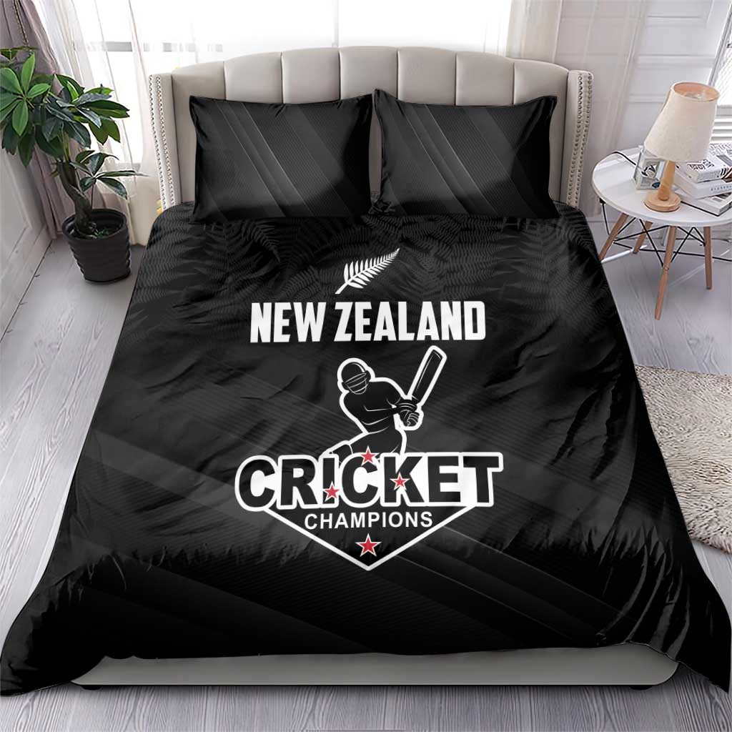 New Zealand Cricket Bedding Set Aotearoa Black Cap Come On