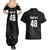 Custom New Zealand Cricket Couples Matching Summer Maxi Dress and Hawaiian Shirt Aotearoa Black Cap Come On