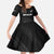 Custom New Zealand Cricket Family Matching Off The Shoulder Long Sleeve Dress and Hawaiian Shirt Aotearoa Black Cap Come On