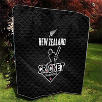 New Zealand Cricket Quilt Aotearoa Black Cap Come On LT01 - Polynesian Pride