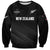 Custom New Zealand Cricket Sweatshirt Aotearoa Black Cap Come On