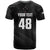 Custom New Zealand Cricket T Shirt Aotearoa Black Cap Come On