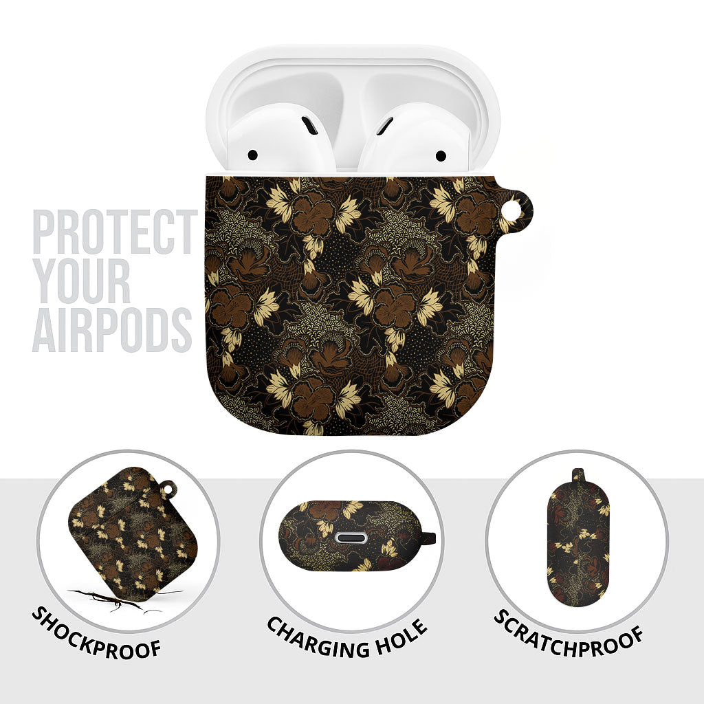 Javanese Batik Semen AirPods Case Indonesian Traditional Pattern