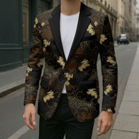Javanese Batik Semen Blazer Indonesian Traditional Pattern LT01 - Polynesian Pride
