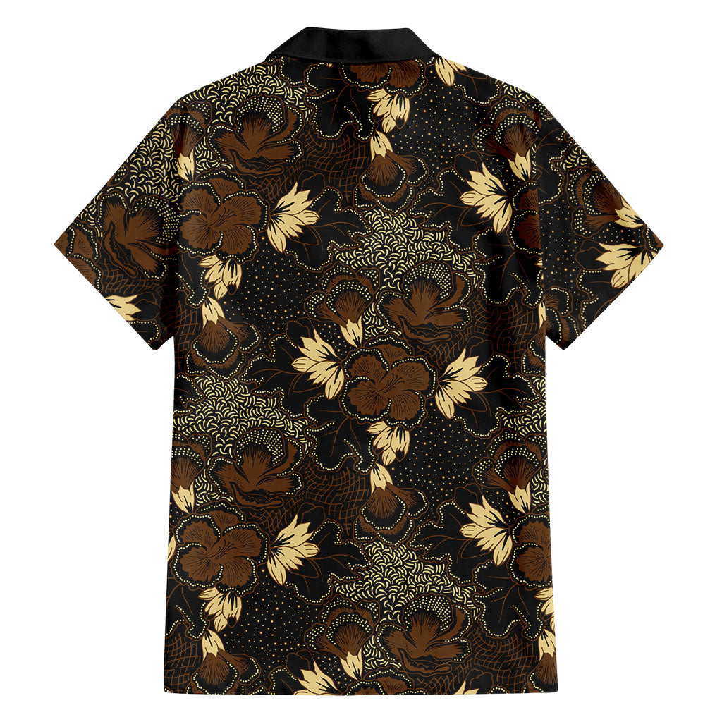 Javanese Batik Semen Family Matching Puletasi and Hawaiian Shirt Indonesian Traditional Pattern
