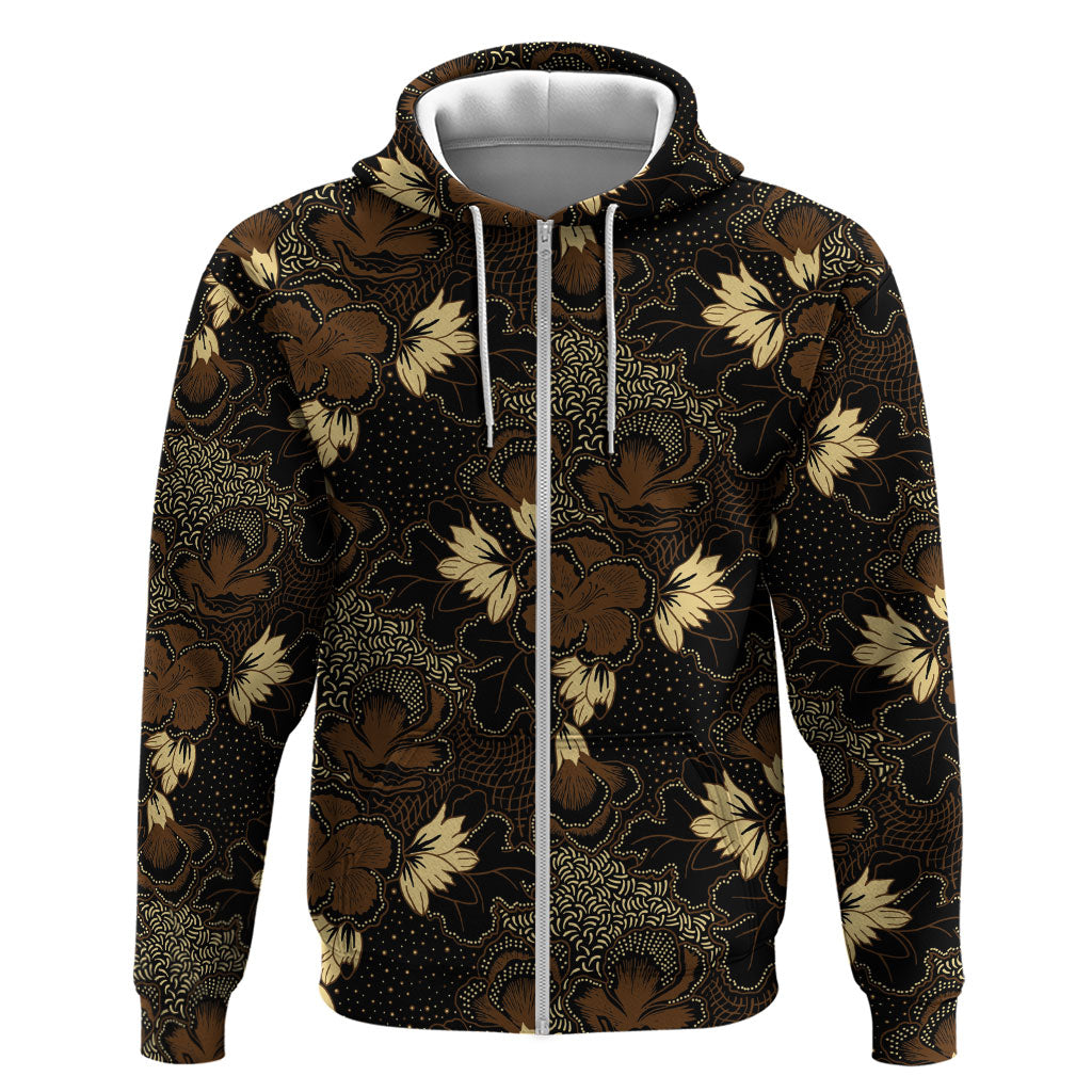 Javanese Batik Semen Hoodie Indonesian Traditional Pattern