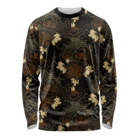 Javanese Batik Semen Long Sleeve Shirt Indonesian Traditional Pattern