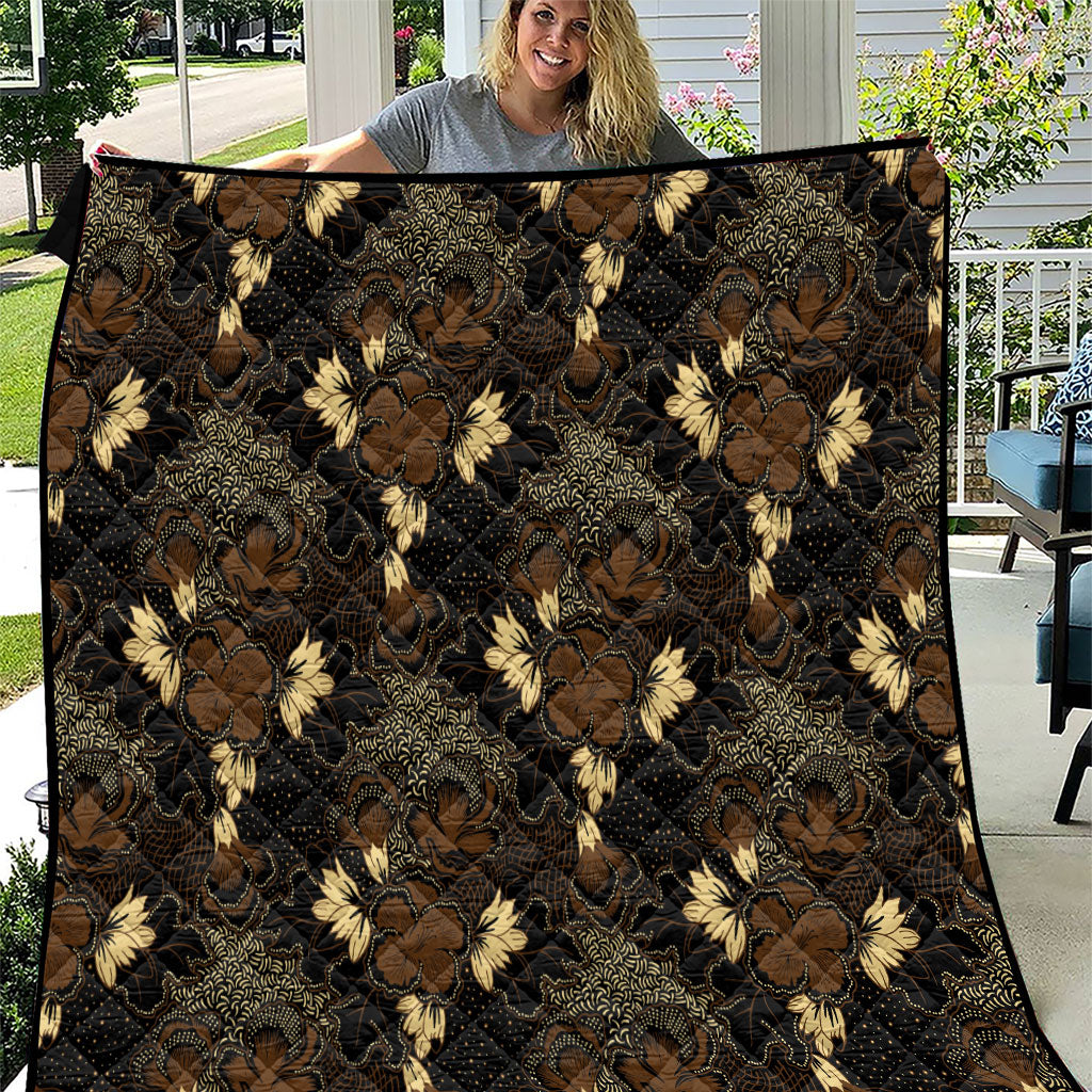 Javanese Batik Semen Quilt Indonesian Traditional Pattern