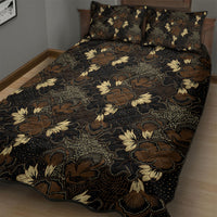 Javanese Batik Semen Quilt Bed Set Indonesian Traditional Pattern