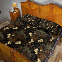 Javanese Batik Semen Quilt Bed Set Indonesian Traditional Pattern