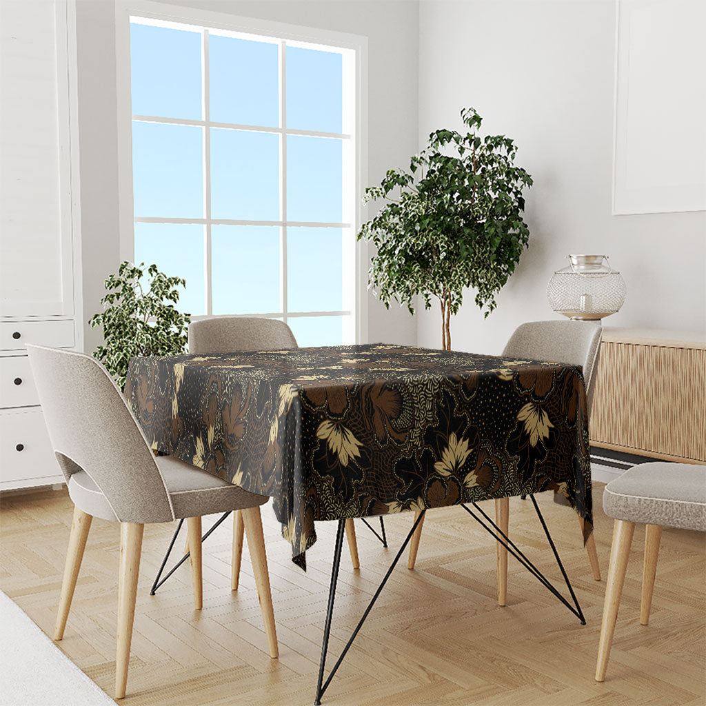Javanese Batik Semen Tablecloth Indonesian Traditional Pattern LT01 - Polynesian Pride