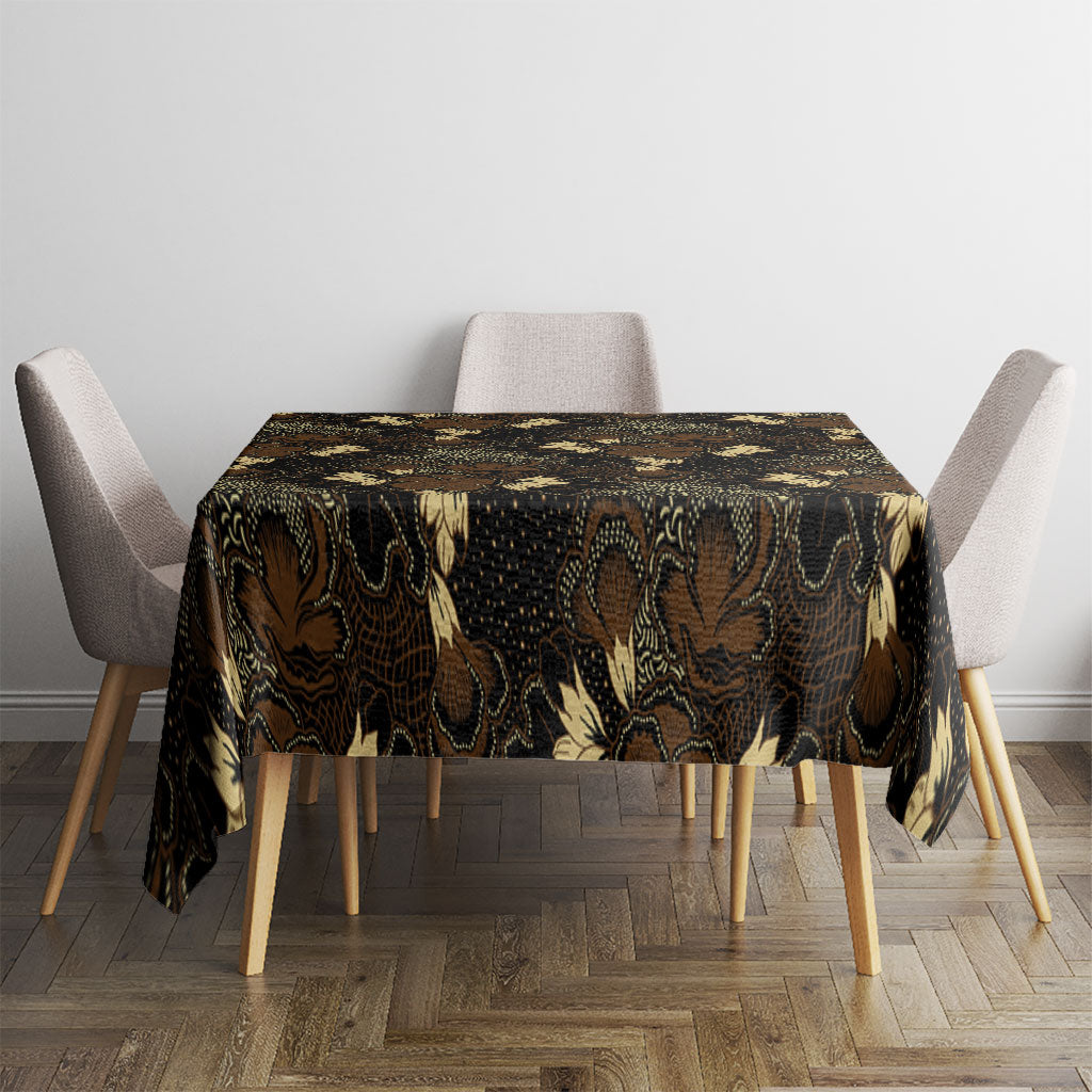 Javanese Batik Semen Tablecloth Indonesian Traditional Pattern LT01 - Polynesian Pride