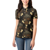 Javanese Batik Semen Women Polo Shirt Indonesian Traditional Pattern