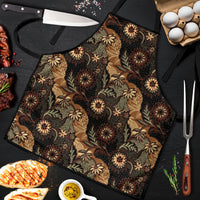 Batik Pedalaman Semen Lereng Style Apron Indonesian Traditional Pattern LT01 Black - Polynesian Pride