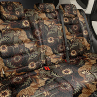 Batik Pedalaman Semen Lereng Style Back Car Seat Cover Indonesian Traditional Pattern