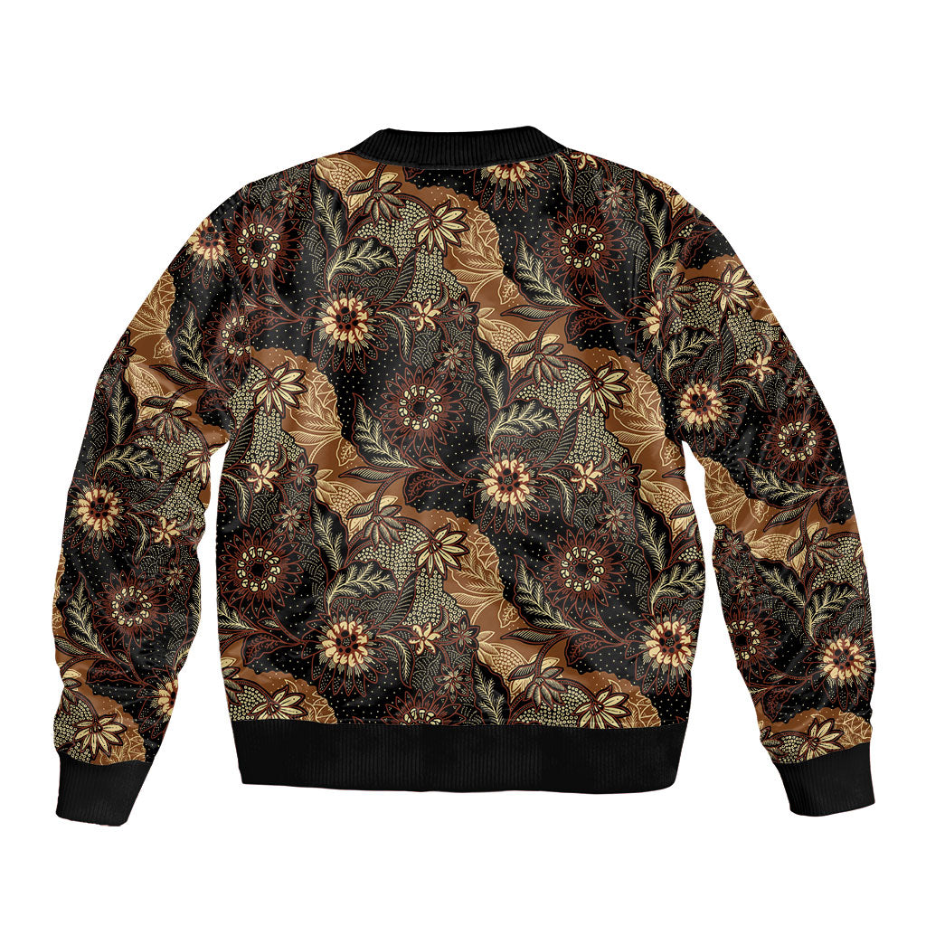 Batik Pedalaman Semen Lereng Style Bomber Jacket Indonesian Traditional Pattern