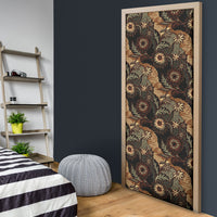 Batik Pedalaman Semen Lereng Style Door Cover Indonesian Traditional Pattern LT01 - Polynesian Pride