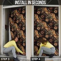 Batik Pedalaman Semen Lereng Style Door Cover Indonesian Traditional Pattern LT01 - Polynesian Pride