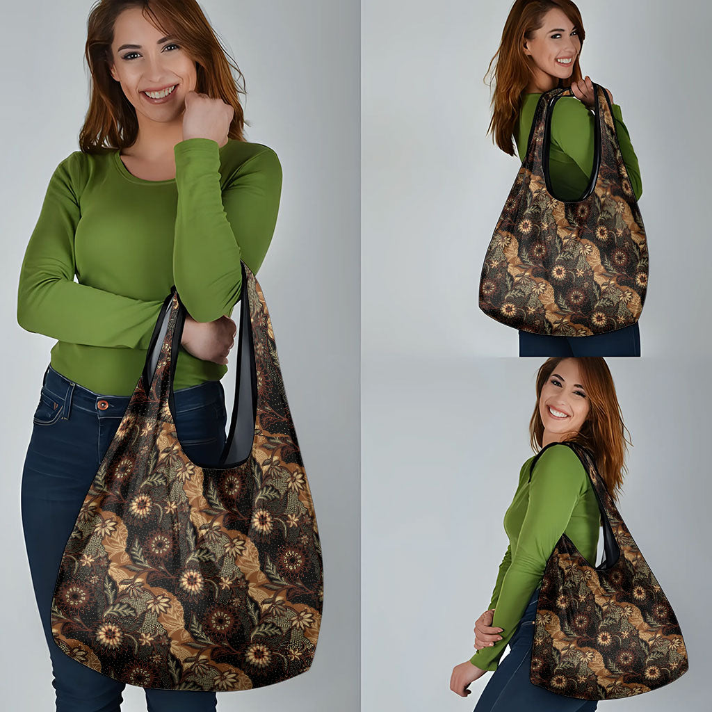 Batik Pedalaman Semen Lereng Style Grocery Bag Indonesian Traditional Pattern
