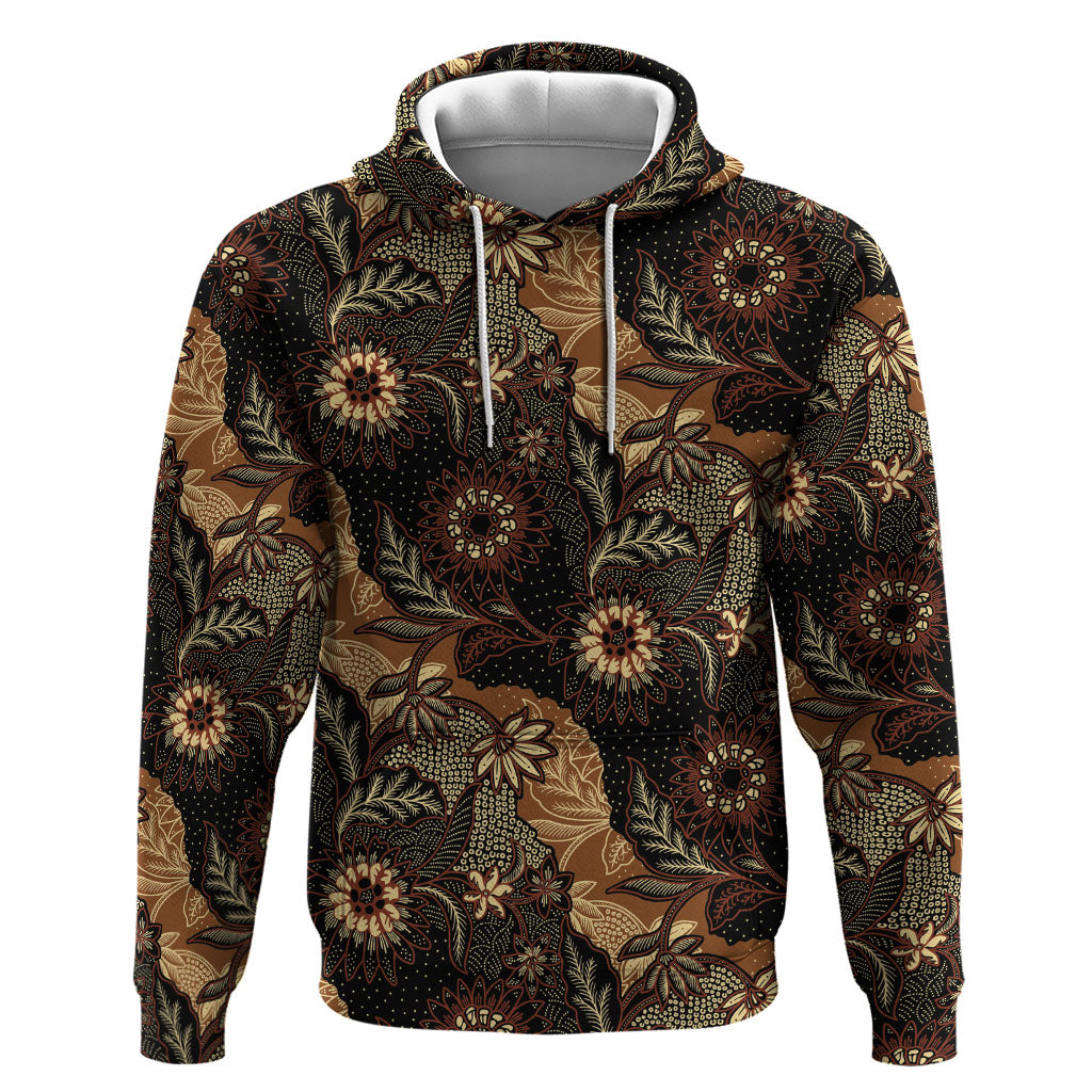 Batik Pedalaman Semen Lereng Style Hoodie Indonesian Traditional Pattern