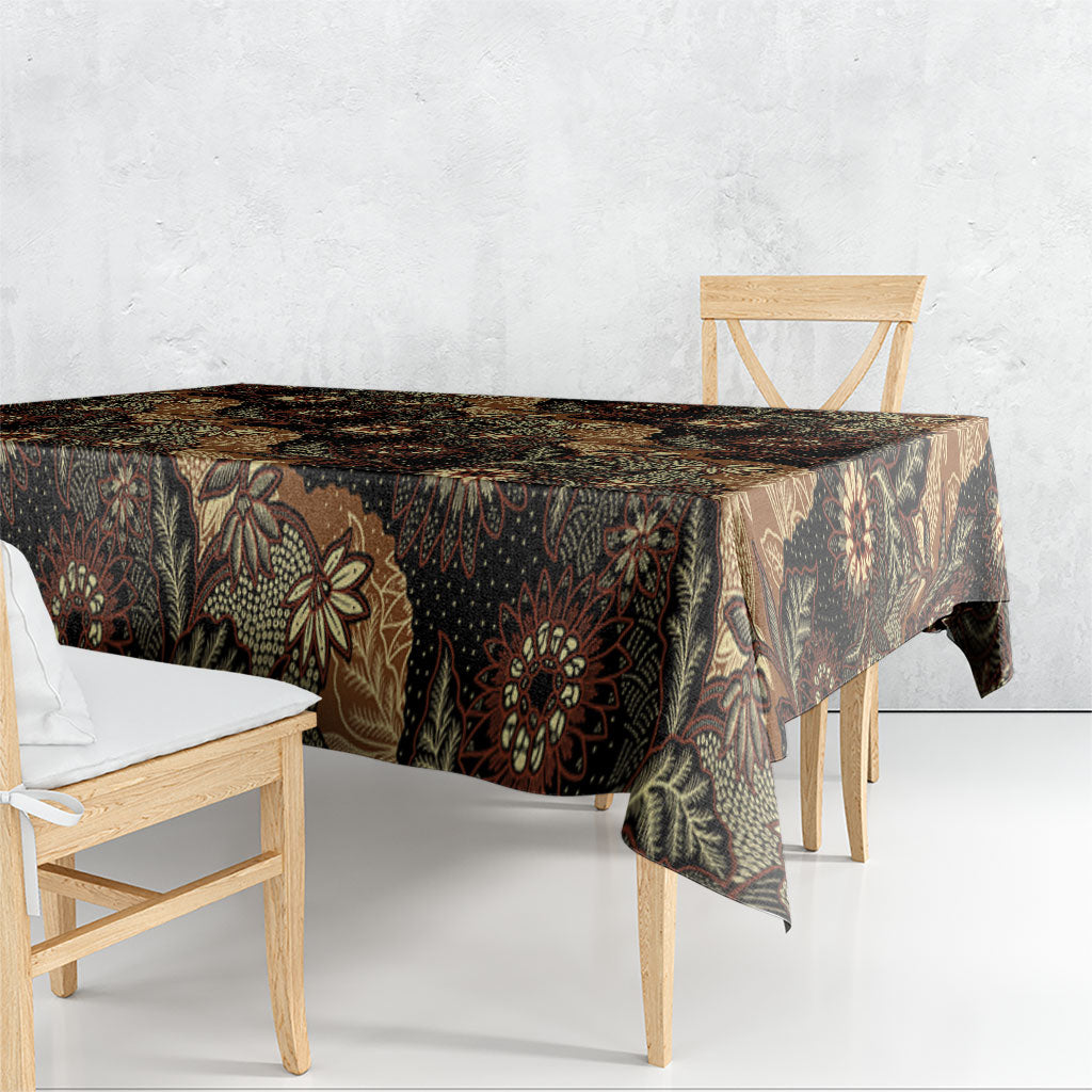 Batik Pedalaman Semen Lereng Style Tablecloth Indonesian Traditional Pattern LT01 - Polynesian Pride