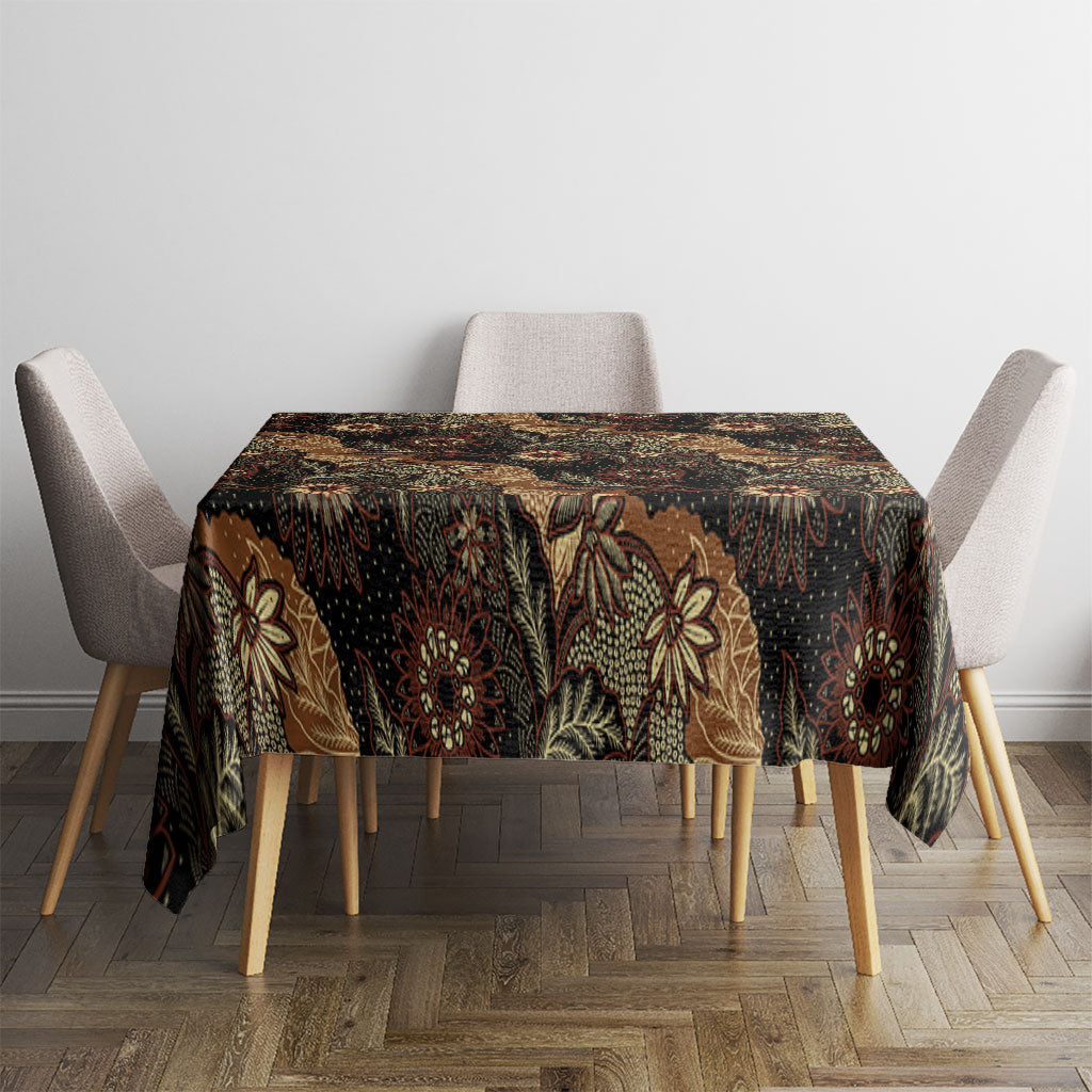 Batik Pedalaman Semen Lereng Style Tablecloth Indonesian Traditional Pattern LT01 - Polynesian Pride