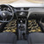 Gold Tropical Leaves Hawaii Mikioi Lei Car Mats Luxury Stylized - Polynesian Pride