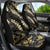 Gold Tropical Leaves Hawaii Mikioi Lei Car Seat Cover Luxury Stylized - Polynesian Pride