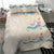 Beige Hawaii Lei Seashells Starfish Bedding Set Sandy Sylized - Polynesian Pride