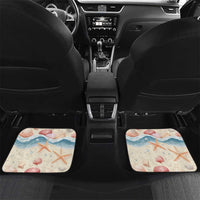Beige Hawaii Lei Seashells Starfish Car Mats Sandy Sylized - Polynesian Pride