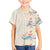 Beige Hawaii Lei Seashells Starfish Family Matching Summer Maxi Dress and Hawaiian Shirt Sandy Sylized - Polynesian Pride