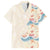 Beige Hawaii Lei Seashells Starfish Hawaiian Shirt Sandy Sylized - Polynesian Pride